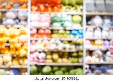 Abstract Blurred Toy Store Background