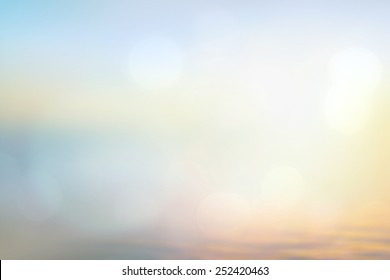 Abstract blurred water beach seascape background.