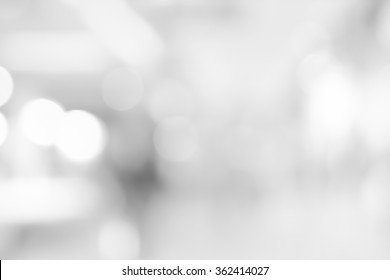 abstract blurred white   grey color corridor background 