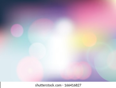 Abstract blurry bokeh background