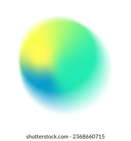 abstract blurry gradient light element
