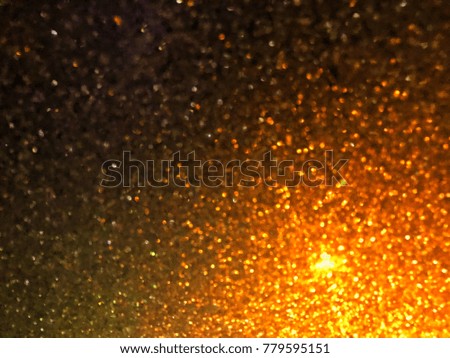 Abstract bokeh background with galaxy feel. Image taken from frozen car window.
Small amount of instagram effect on it.