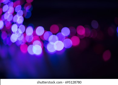 Abstract Bokeh. Casino Lights.