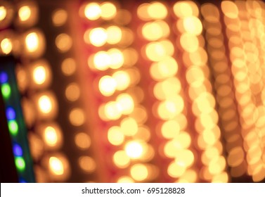 Abstract Bokeh. Casino Lights.