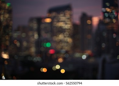 Abstract Bokeh City Scape              