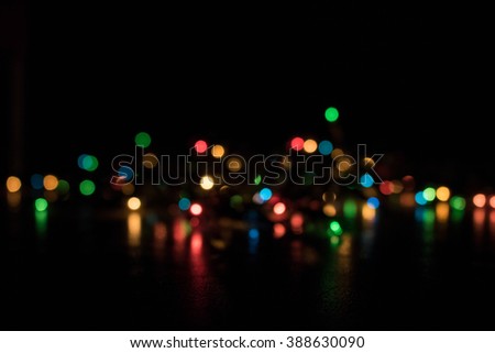 Abstract bokeh light background