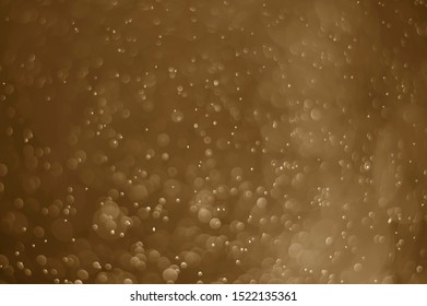 Abstract Bokeh On Glod Background

