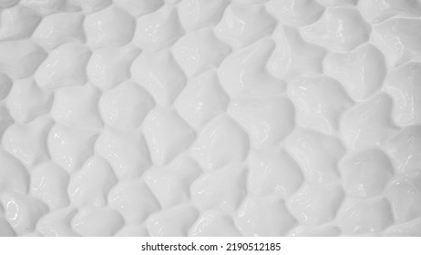 Abstract Bright White Porcelain With 3d Printing Texture Background Pattern Backgrounds