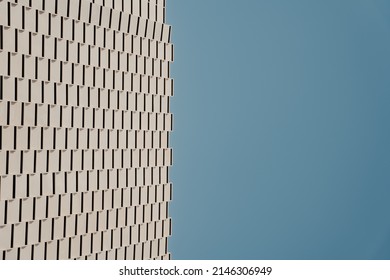  Abstract Building Art And A Blue Sky.