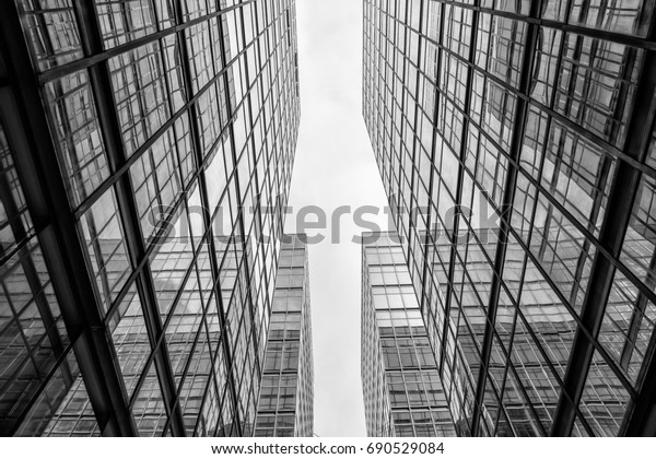 Abstract Building Background Black White Stock Image Download Now