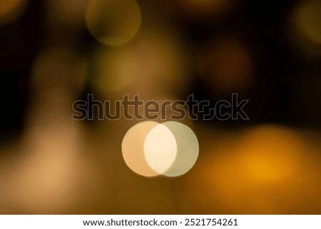 Abstract Bukeh Festive lighting _ Gold and Yellow Tone with dark background