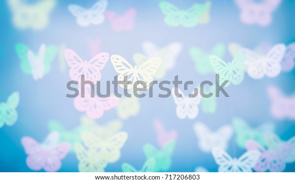 Abstract Butterfly Background Cute Little Baby Stock Photo 717206803 ...