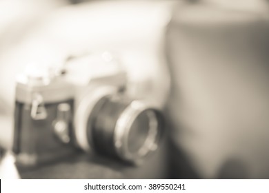 abstract camera background texture with old tone