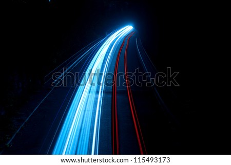 Similar – light night Highway