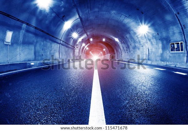 Abstract car in the tunnel\
trajectory