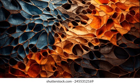 Abstract carved wood background.Wooden material texture with surface patterns of abstract shapes, rich colors - Powered by Shutterstock