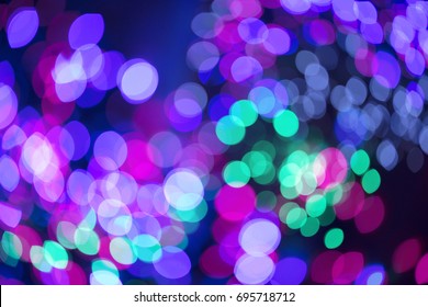 Abstract Casino Lights. Beautiful Bokeh.