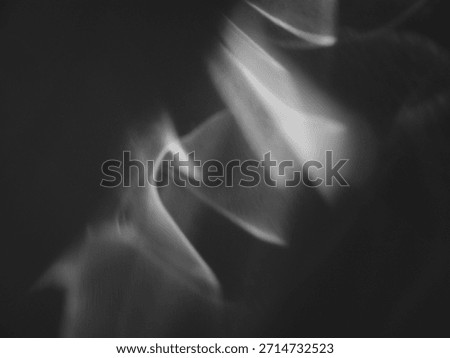Abstract caustic light patterns created by refraction and reflection on a transparent surface. Can be used as overlay elements for design projects. 