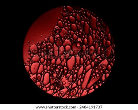 abstract cells under microscope science background