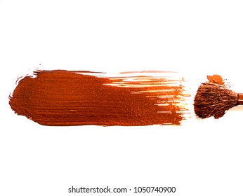 Abstract Chocolate Paint Brush Strokes On Stock Photo 1050740900 ...