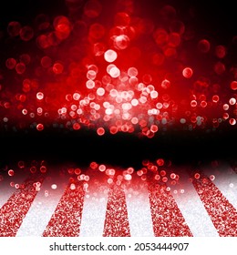 Abstract Christmas candy cane red white stripe mint glitter sparkle background, candycane peppermint texture, ice cream sweets parlour sale ad, pizzeria cafe shop pattern or kid birthday party invite