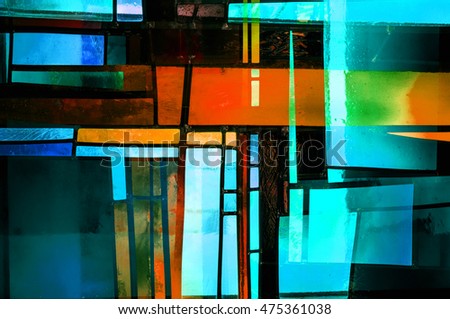 Abstract Church Window
