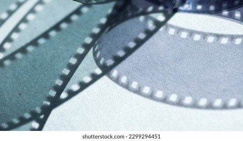 abstract cinematic background.beautiful film shadows for banner background - Powered by Shutterstock