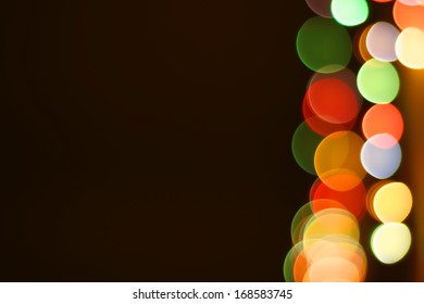 Abstract circular bokeh background