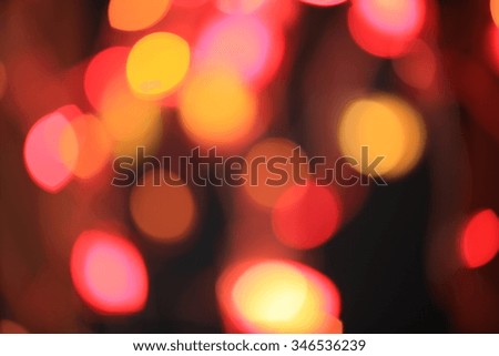 Abstract circular bokeh background of Christmaslight