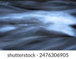 Abstract close-up of a section of rapids