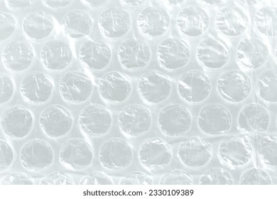 Abstract closeup of wrap bubble texture