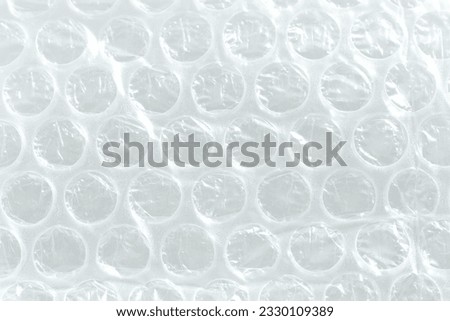 Abstract closeup of wrap bubble texture
