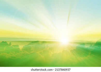 Abstract clouds Background - rays of colorful light