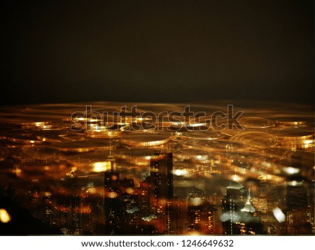 Similar – Image, Stock Photo glowing city #2 Toronto