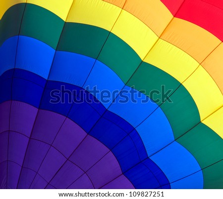 Abstract color background of closeup into balloon