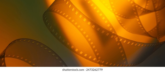 abstract color background with film strip - Powered by Shutterstock