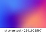 Abstract color background. Gradient blend. Bright colored glow. Diffuse glare. Blurry highlights. Modern design template for web cover. Bitmap. Raster image.