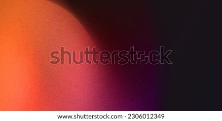 Abstract color gradient film grain texture background,
gradient texture for web banner and hot sale, blurred orange gray white free forms on black, noise texture effect