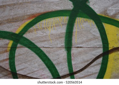 abstract colored graffiti pattern on the wall with texture