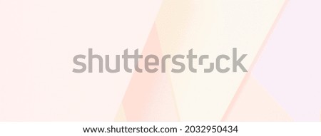 Abstract colored paper texture banner background. Minimal pastel colors geometric shapes and lines