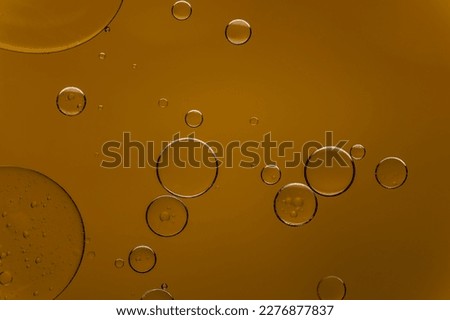 Abstract colorful bubbles. Soft background with orange sunrise color circles.