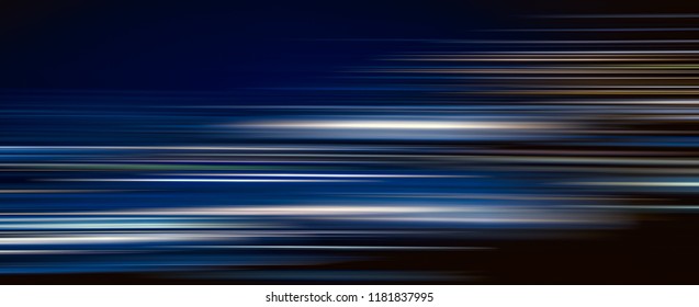 Abstract Colorful Light Trails In The Dark Background