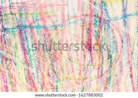 Abstract Colorful Scribble Background. Scrawl Paper Backdrop.