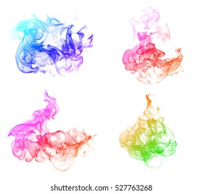 Abstract Colorful Smoke