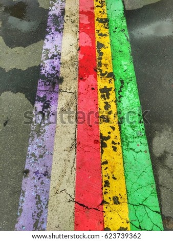 Similar – rainbow stickers LGBT