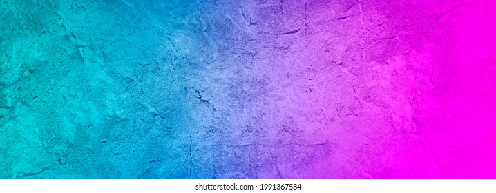 Abstract colorful texture  Multicolor green blue purple pink background  Toned rock texture  Beautiful background and copy space for text  design  Wide banner  Panoramic 