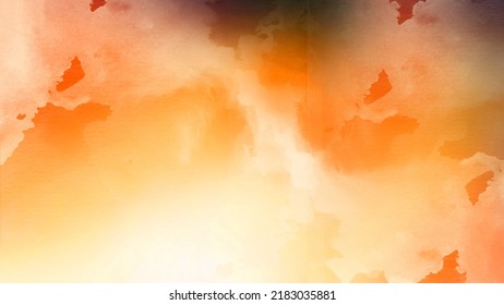Abstract colorful watercolor for poster background, golden yellow watercolor texture on white paper - Shutterstock ID 2183035881