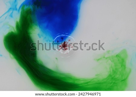 abstract colour splodges light background