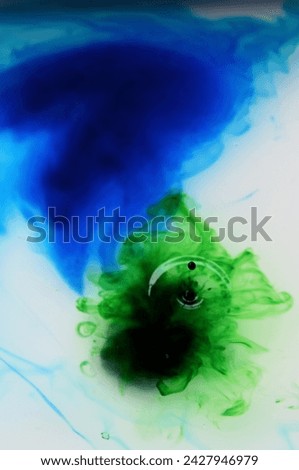 abstract colour splodges light background