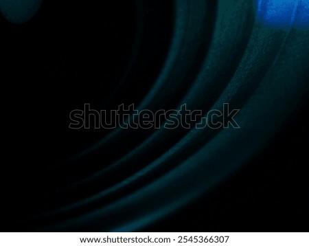 Abstract colourful light pattern with layered rings in blue and teal hues. Modern and futuristic design with vibrant gradient reflections and soft texture.
